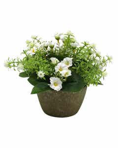 Flor artificial en maceta 17CM