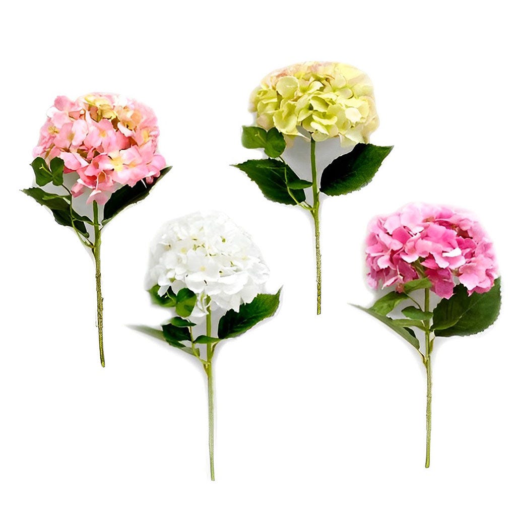 Flores artificiales bouquet de hydrangea surtidos