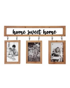 Portarretrato De Madera "Home Sweet Home" 47.5X28.5X2Cm