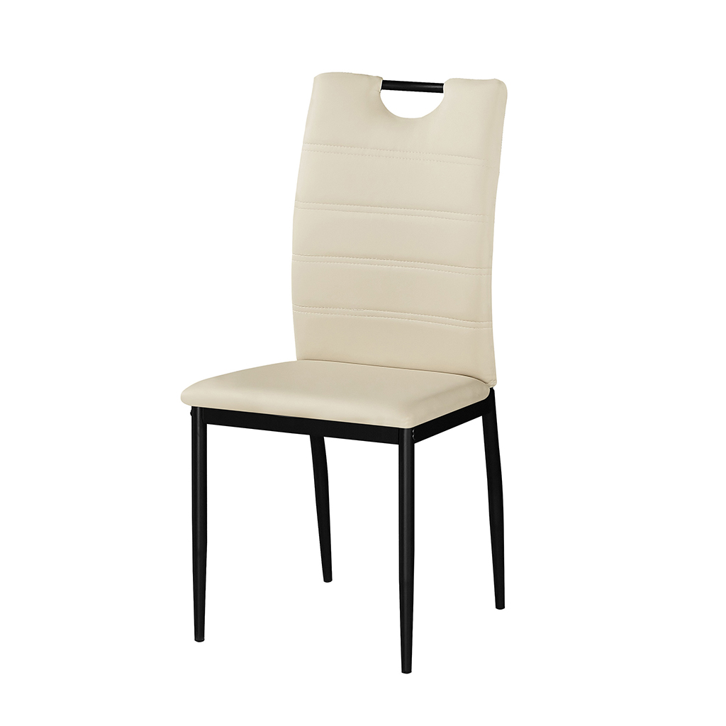 SILLA DE COMEDOR BEIGE KORINA 46X41X92CM