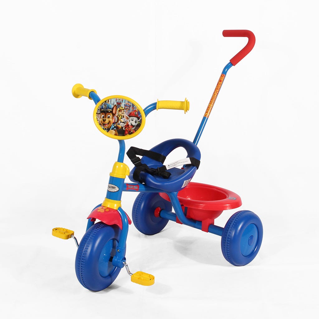 Triciclo con Canasto Paw Patrol