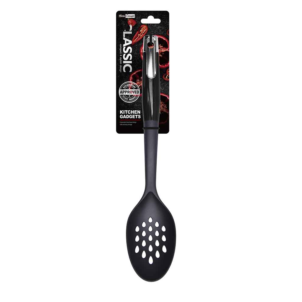 Cuchara Para Servir Negro De Plástico