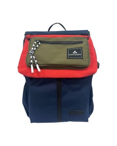 Mochila Azul Para Viaje Con Bolso Removible 17"