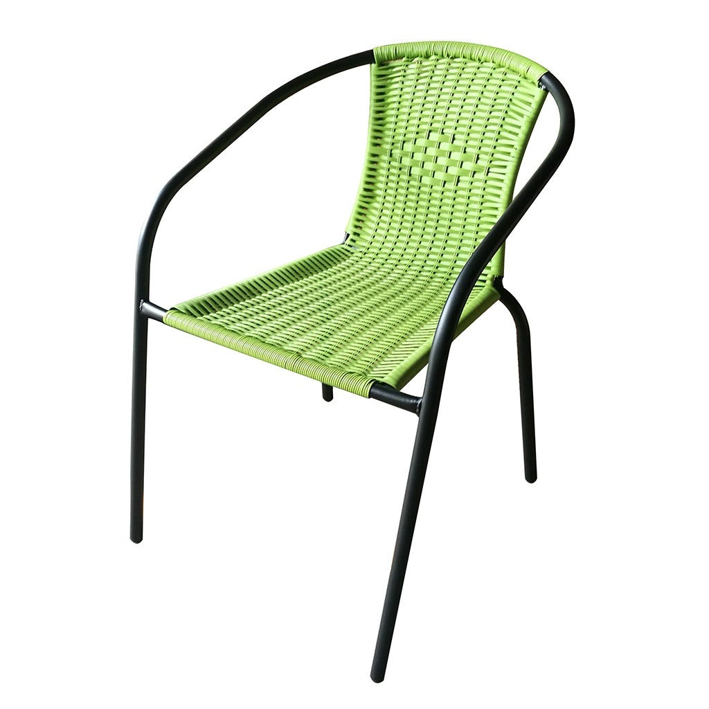 Silla Rita Rattan verde