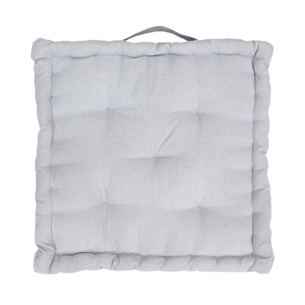 Cojín Cuadrado De Piso Blanco 40x40x6cm