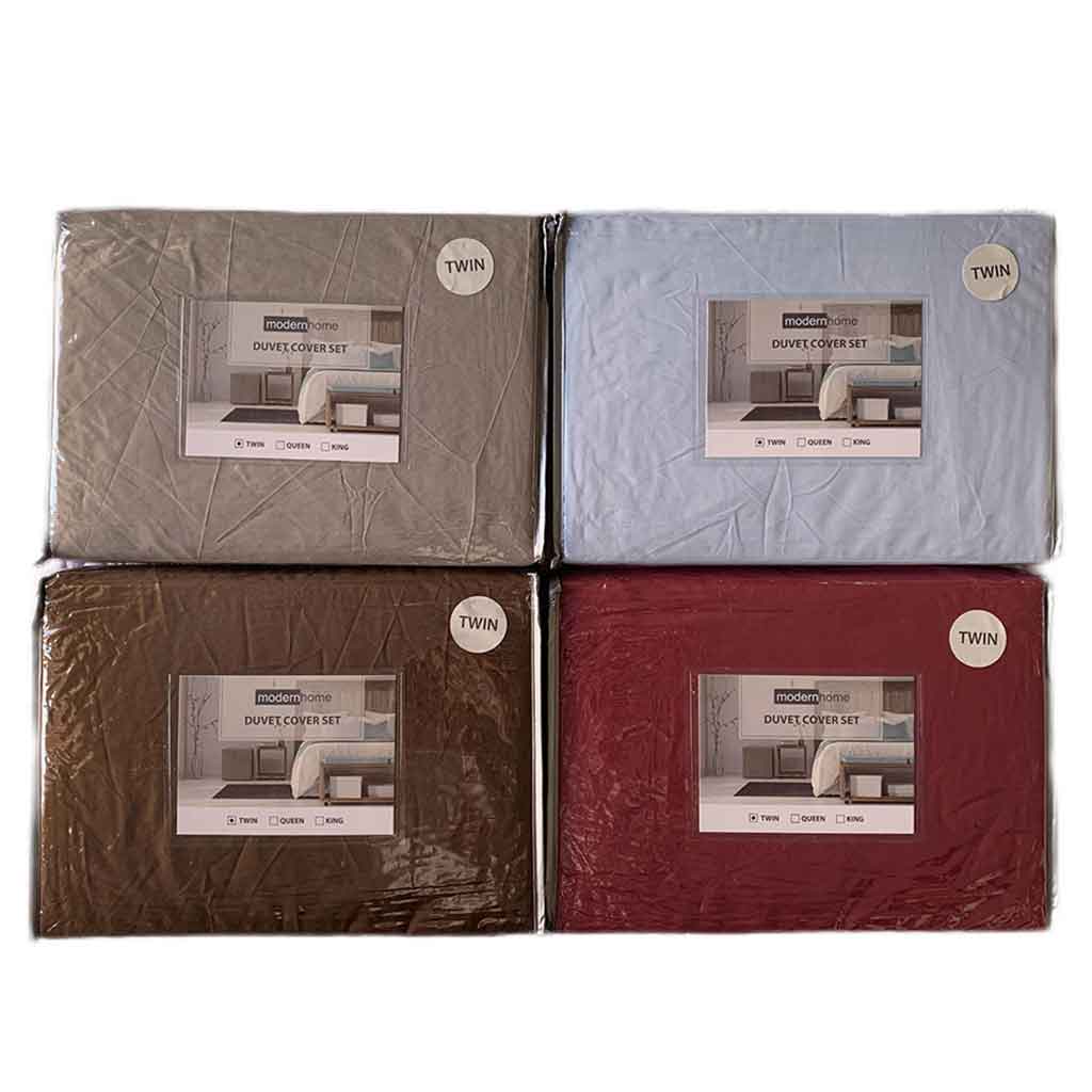 Funda Para Plumón Unicolor Twin 2pzs Surtidos