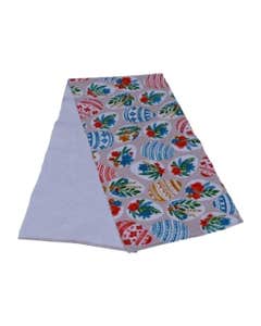 Camino de mesa con estampado de huevos decorativos