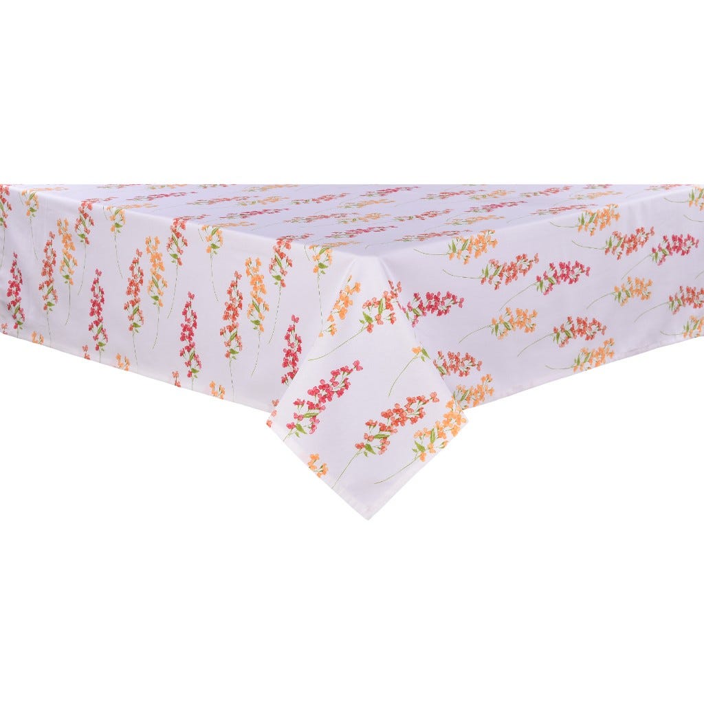 Mantel Blanco Con Diseño 140x180cm