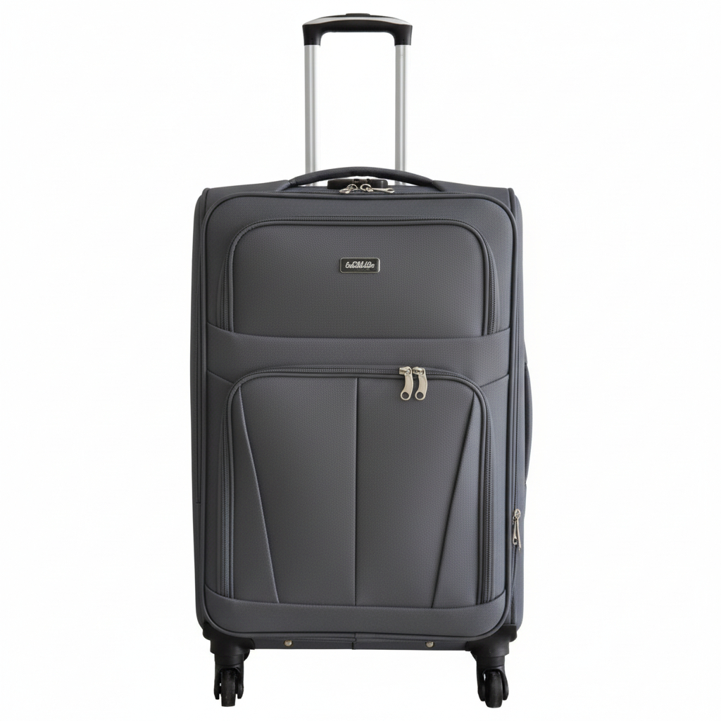 Maleta 28" Gris Con Ruedas