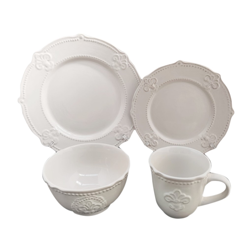 Set De Vajilla 16Pzs Blanco