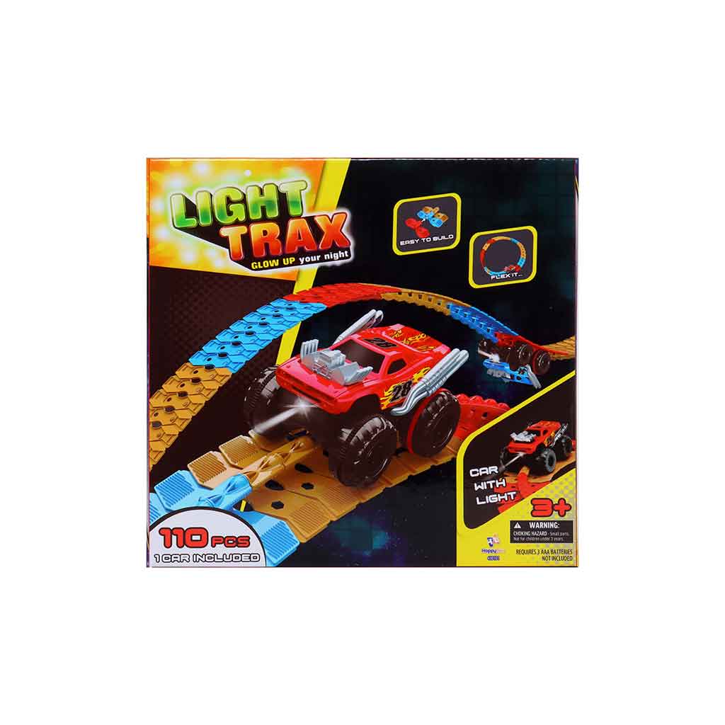 Pista flexible 110 piezas con 1 auto