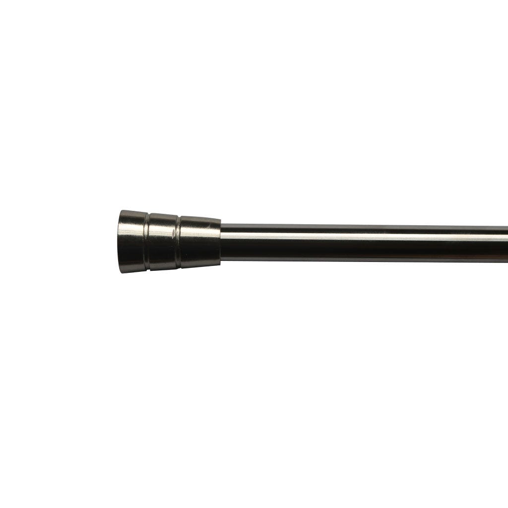 Cortinero metálico extensible de 70 a 120 cm con terminales