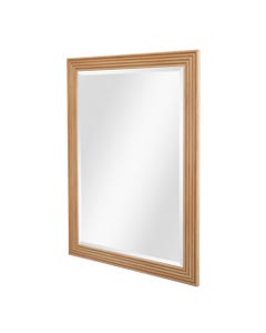 Espejo De Pared De Marco Natural 90x60x2cm