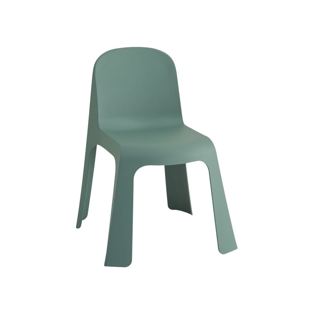 Silla De Comedor Mater Verde 56X64.5X81Cm